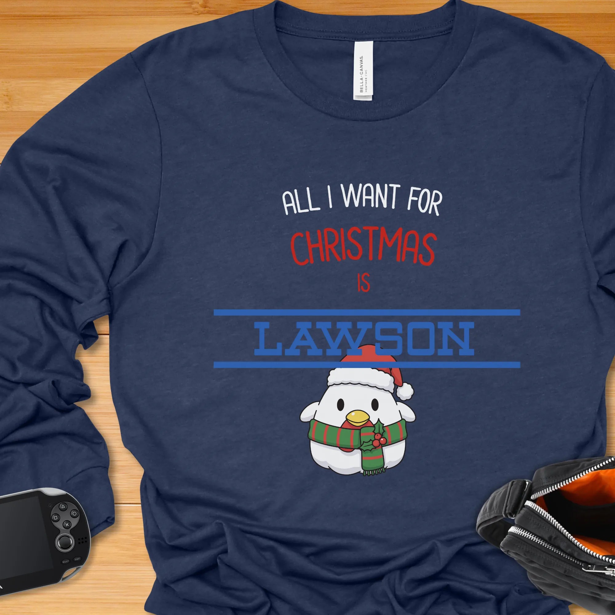 All I want for Christmas is LAWSON with Karaage Kun - Long Sleeve