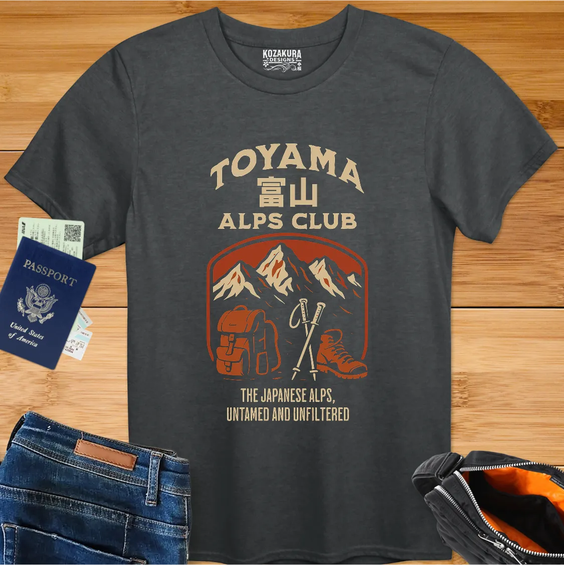 Toyama Alps Club - Vintage Design