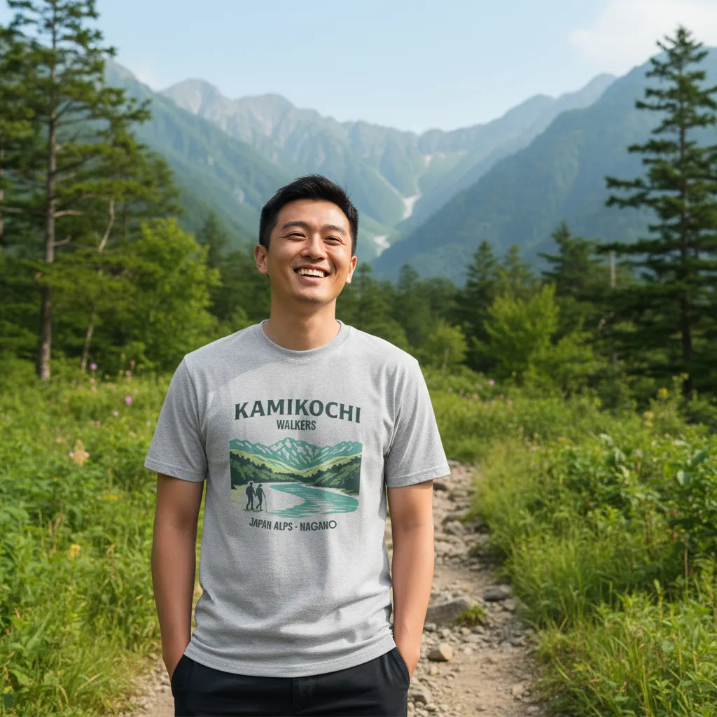 Kamikochi Walkers T-Shirt — Japan Alps Nagano Hiking Tee