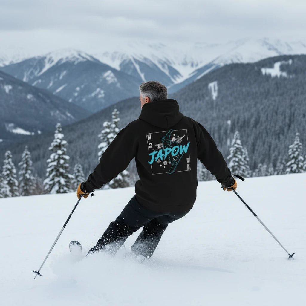 Nagano Japow - Hakuba Blue - Graphic Pullover