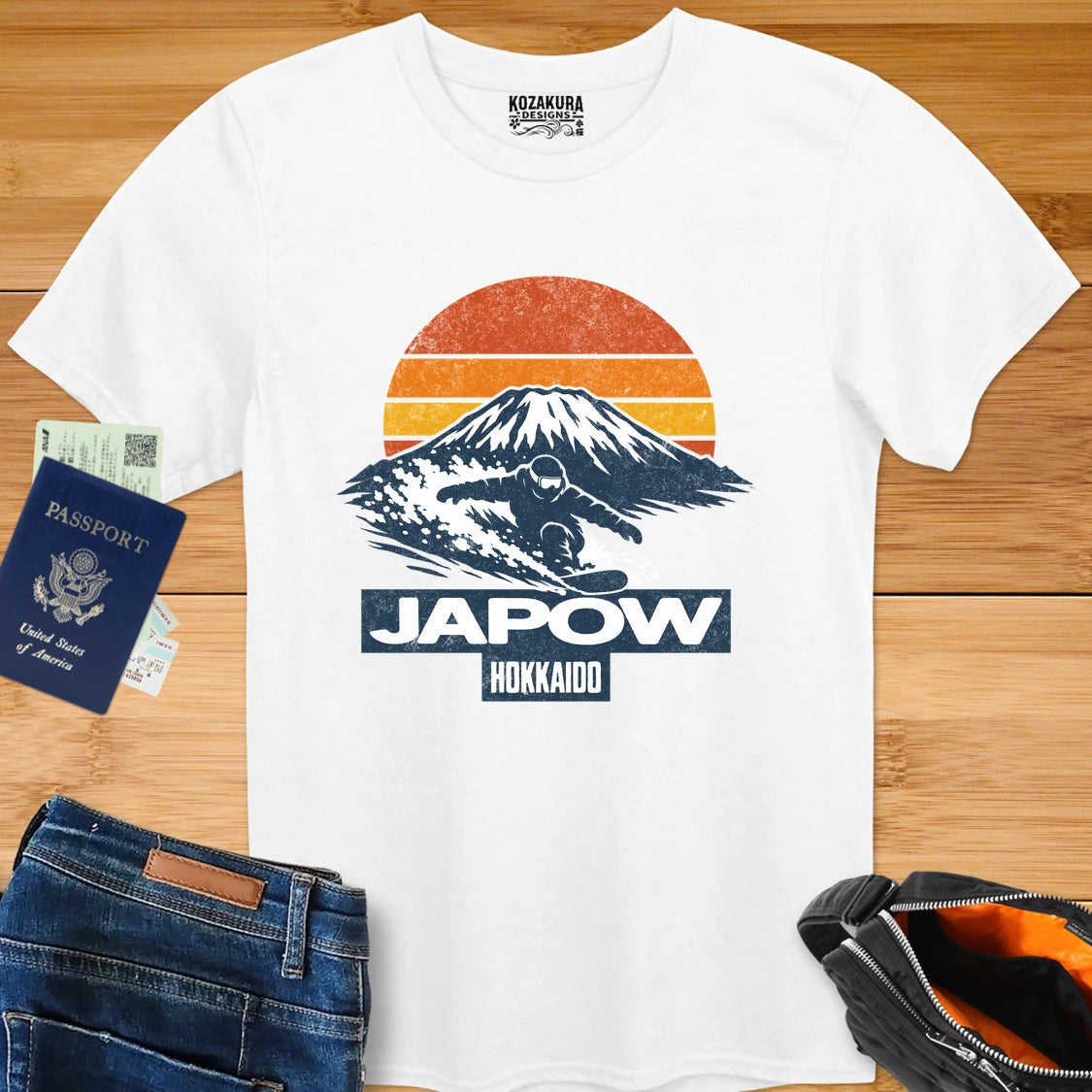 Japow Hokkaido Snowboard T-Shirt